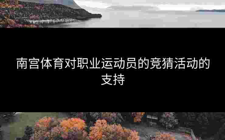 南宫体育对职业运动员的竞猜活动的支持